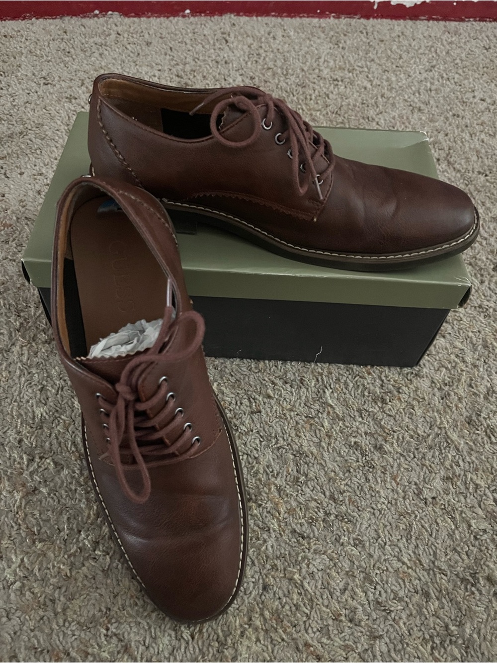 Guess leather Oxford shoes